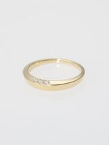 【ENEY(エネイ)】SMOOTH DIAMOND RING K18YG