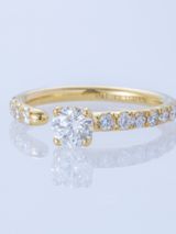【ENEY(エネイ)】ONE K18YG ROUND 0.5CT HALF ETERNITY RING