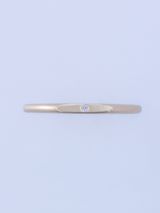 【ENEY(エネイ)】SURFACE K10YG POINT MATTE SLIM RING