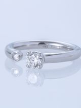 【ENEY(エネイ)】TWO PT900 ROUND/ROUND ROSE RING