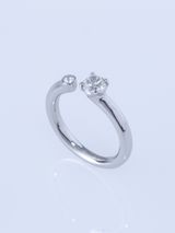 【ENEY(エネイ)】TWO PT900 ROUND/ROUND ROSE RING