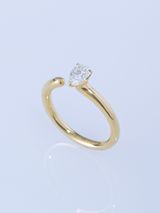 【ENEY(エネイ)】ONE K18YG 0.5CT PEAR RING