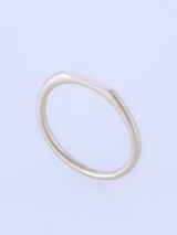 【ENEY(エネイ)】SURFACE K10YG MATTE SLIM RING