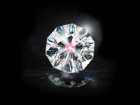 ダイヤモンドの中に永遠に桜の花が咲く《さくらダイヤモンド》