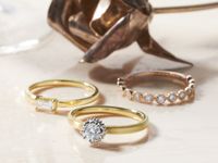 特別感を感じるゴールドリング