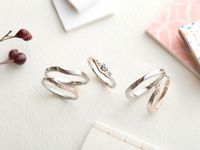 和のモチーフをカタチにしたブライダルリング