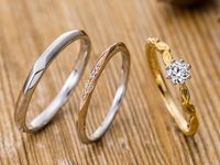 着け心地のいい細身のリング