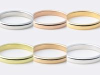 お好きなカラーで、指輪をもっと特別に。選べる9種類のマテリアル