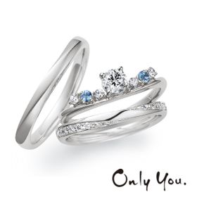 イノセントブルーアクアマリンシリーズ QSLMJ [婚約指輪] Only