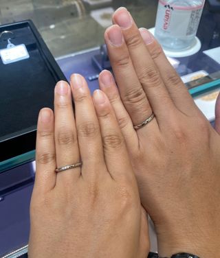 プラチナ　ダイヤモンド　指輪　リング　7号　結婚指輪　cuke クーキ cuke（クーキ） | 高いクオリティ、適切な価格のジュエリー商品