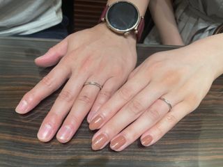 【AMATSU(アマツ)の口コミ】 ピンクゴールドがさりげなく使われており、他にはないデザインです。ダイ…