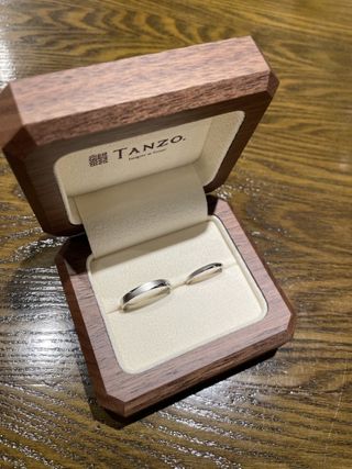 【TANZO.(鍛造指輪)の口コミ】 自分の好きなデザインで、かつパートナーとお揃い感もあるデザインを探し…