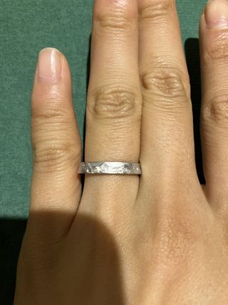 【TANZO.(鍛造指輪)の口コミ】 自分がスイスのトレイルで見た、ユングフラウ3山の景色を、指輪に再現して…