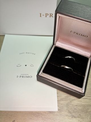 【アイプリモ(I-PRIMO)の口コミ】 着け心地がかなりよい。他のブランドのリングを試着してきたが指につけた…