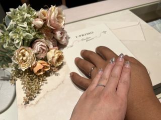 【アイプリモ(I-PRIMO)の口コミ】 メンズの方がシンプルなんですが嫁ちゃんの方はしっかりデザインが入って…