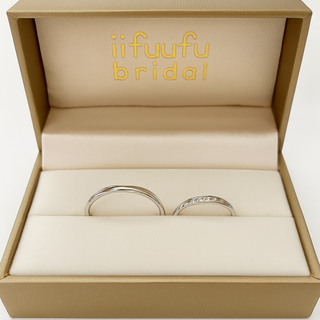 【1122 iifuufu bridal(いい夫婦ブライダル)の口コミ】 「いい夫婦ブライダル」の指輪は、シンプルで上品なデザインと“ふた…
