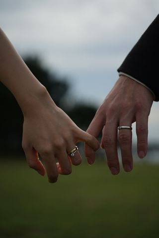 【アイプリモ(I-PRIMO)の口コミ】 新婦が、ゴールド、新郎がシルバーで、3.5ミリで1番太いデザインにしても…