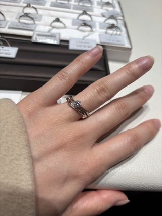【アイプリモ(I-PRIMO)の口コミ】 購入を決めていた結婚指輪と合うデザインのものを選びました！結婚の話が…