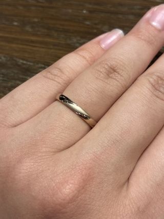 【TANZO.(鍛造指輪)の口コミ】 素材:シャンパンゴールドを探していてドンピシャの色がありました。他のブ…