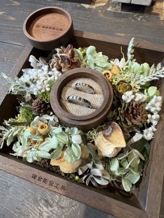 【鎌倉彫金工房の口コミ】 素材も選べて、デザインや仕上げ方も全部カスタマイズできて自分にピッタ…