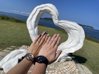 【ケイウノ ブライダル(K.UNO BRIDAL)の口コミ】 婚約指輪はフルオーダーで作成しました。
結婚指輪は木目金調にしようと決…