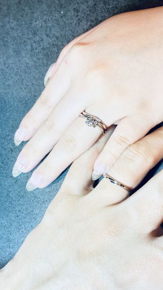 【1122 iifuufu bridal(いい夫婦ブライダル)の口コミ】 結婚指輪だけにしようと考えていたが、価格的に婚約指輪まで検討出来る素…