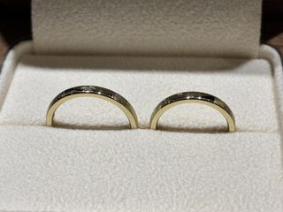 【TANZO.(鍛造指輪)の口コミ】 妻が考えたメッセージを入れたところ。お互いのイメージを指輪にしました…