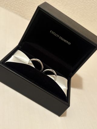 【エクセルコダイヤモンド(EXELCO DIAMOND)の口コミ】 あまり見たことないデザインが豊富で迷いましたが、店員さんがおすすめで…