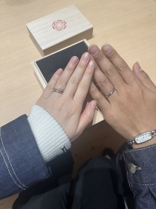 【出雲結(いずもゆい)の口コミ】 女性らしいピンクゴールドの指輪に一目惚れしました。シンプルかつ上品な…