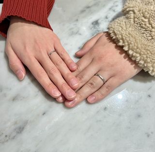 【BONDS(ボンズ)の口コミ】 指輪のデザインはシンプルだけど可愛くもあり綺麗なものを選んでいた。最…