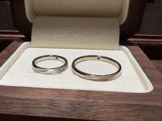 【TANZO.(鍛造指輪)の口コミ】 フルオーダーで注文したので自分たちでこの指輪をデザインしたんだという…