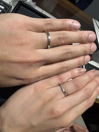 【エクセルコダイヤモンド(EXELCO DIAMOND)の口コミ】 デザインが綺麗で、いつまでも着けていられるものを選びました。婚約指輪…