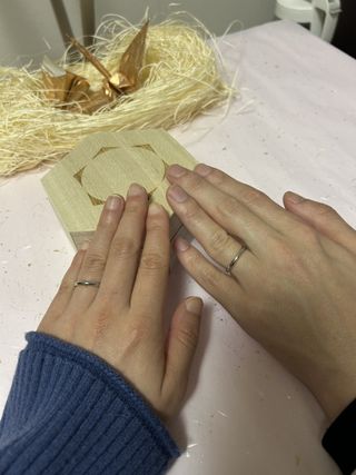 【出雲結(いずもゆい)の口コミ】 指輪を制作できることが大切な思い出となり、形も大きさも違うけれど、2人…