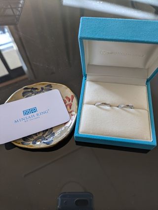 【ミンサーリングの口コミ】 ミンサー織りのモチーフはシンプルですが、私自身｢いつの世までも永遠に｣…