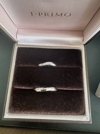 【アイプリモ(I-PRIMO)の口コミ】 パーソナル診断をした結果2人ともウェーブタイプの指輪が似合うと言うこと…