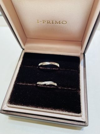 【アイプリモ(I-PRIMO)の口コミ】 ギラギラしすぎていなく指に馴染む。細かい要望まで聞いてもらえた。指輪…