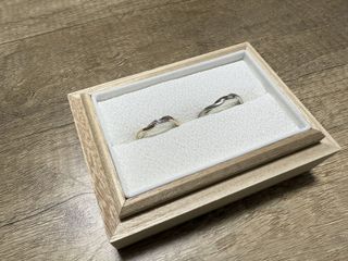 【AMATSU(アマツ)の口コミ】 AMATSUの久を選びました。シンプルなのに存在感があり、指に馴染む着け心…