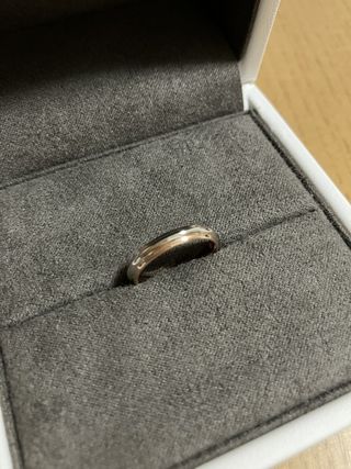 【Desserts(デザート)の口コミ】 指の関節が太いので薄くて細い指輪が似合わず、厚みのあるデザインに決め…