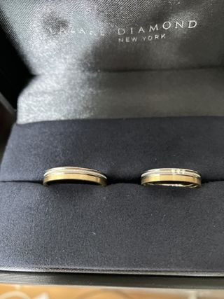 【ラザール ダイヤモンド(LAZARE DIAMOND)の口コミ】 肌の色が、黄色みなので、ゴールドとプラチナのコンビネーションに、こだ…