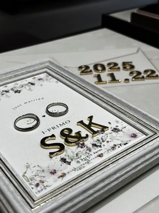 【アイプリモ(I-PRIMO)の口コミ】 私はウェーブのような形が好みでしたが彼と相談しこちらの指輪にしました…