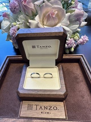 【TANZO.(鍛造指輪)の口コミ】 世界でただ1つの特別な指輪を自分で1からデザインして職人さんが時間を入…