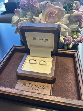 【TANZO.(鍛造指輪)の口コミ】 二人で考えて世界で1つの特別な結婚指輪を作ることができるのが嬉しいです…