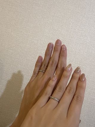 【銀座ダイヤモンドシライシの口コミ】 重ね付けもしやすく、さりげないキラキラが可愛いです
営業職のためキラキ…