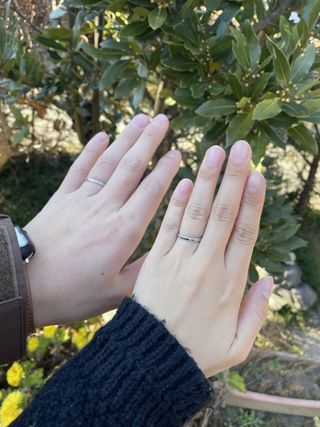 【Petit Marie(プチマリエ)の口コミ】 元々ミル打ちのデザインを探しており、ミル打ちが一周入ったデザインに一…