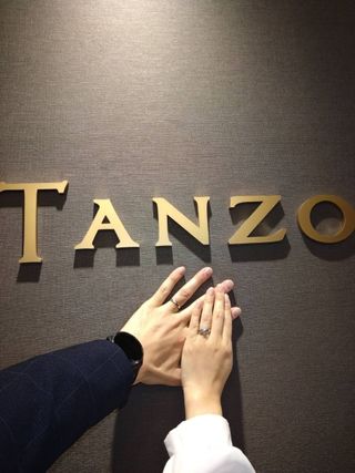 【TANZO.(鍛造指輪)の口コミ】 S字が強めな形を選択しました。手が小さいので指輪の幅も細めにしましたが…
