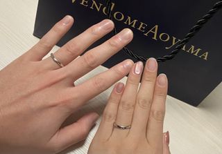 【ヴァンドーム青山(VENDOME AOYAMA)の口コミ】 シンプルで飽きのこないデザインがとても気に入りました。細身ですが上品…