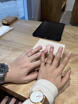 【出雲結(いずもゆい)の口コミ】 デザインが派手すぎずシンプルすぎずで指輪そのものが素敵なのはもちろん…