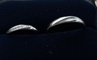 【ヴァンドーム青山(VENDOME AOYAMA)の口コミ】 ダイヤ入りの指輪ですが、主張しすぎない上品な輝きで、普段使いにもとて…