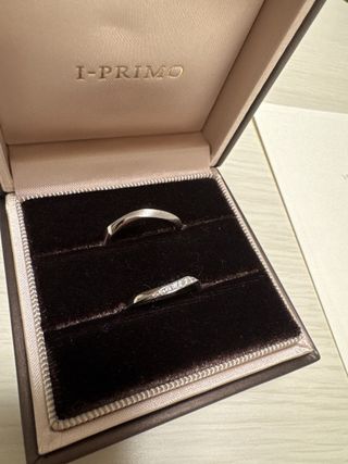 【アイプリモ(I-PRIMO)の口コミ】 指輪のデザインは、店舗で行ってるパーソナルハンド診断を参考に選びまし…
