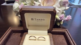 【TANZO.(鍛造指輪)の口コミ】 甲丸ストレートでダイヤの配色にもこだわったデザイン。
TANZOならではの…
